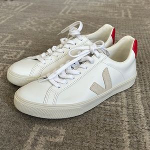 Veja Esplar White Red Sneakers 36 New